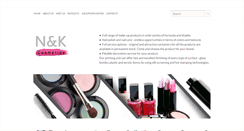 Desktop Screenshot of n-k-cosmetics.com